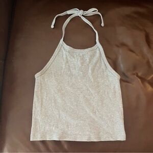 brandy melville Gray Halter top